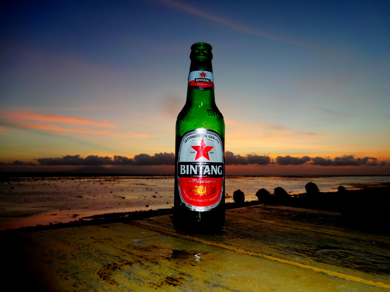 Bintang Beers at Sunset