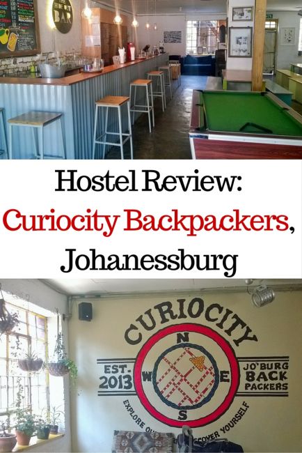 Hostel Review- Curiocity Backpackers, Johanessburg