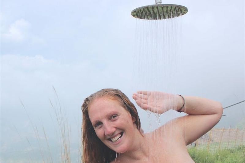 outdoor shower vietnam
