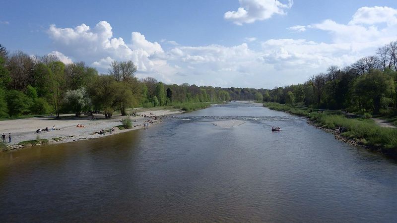 Isar River in Munich