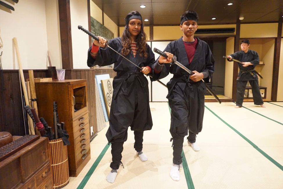 ninja training- unique experiences in Kyoto