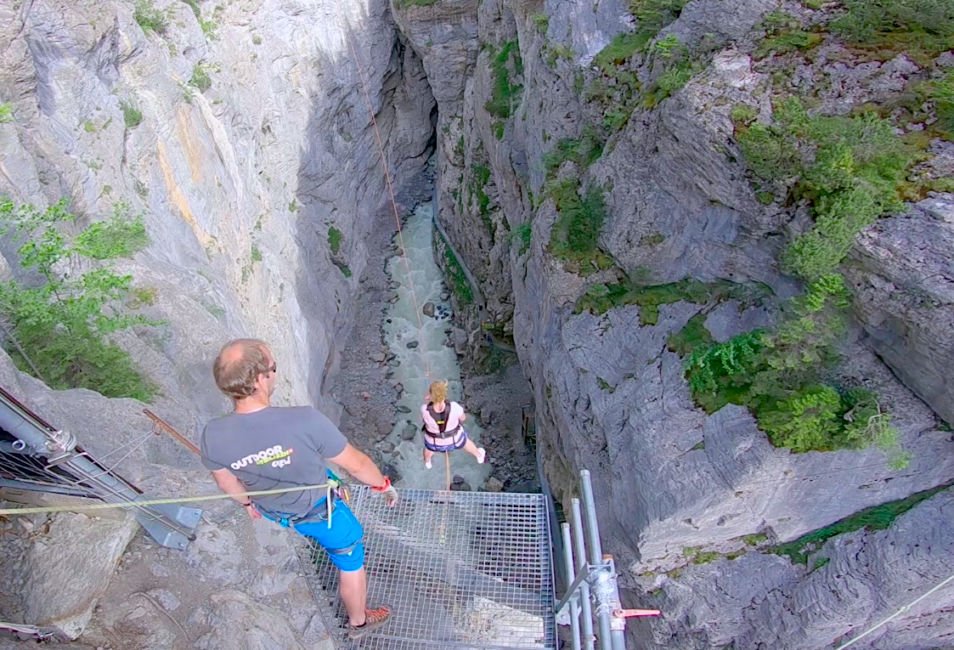 The Terrifying Glacier Canyon Swing Grindelwald – Thrill Of A Lifetime!