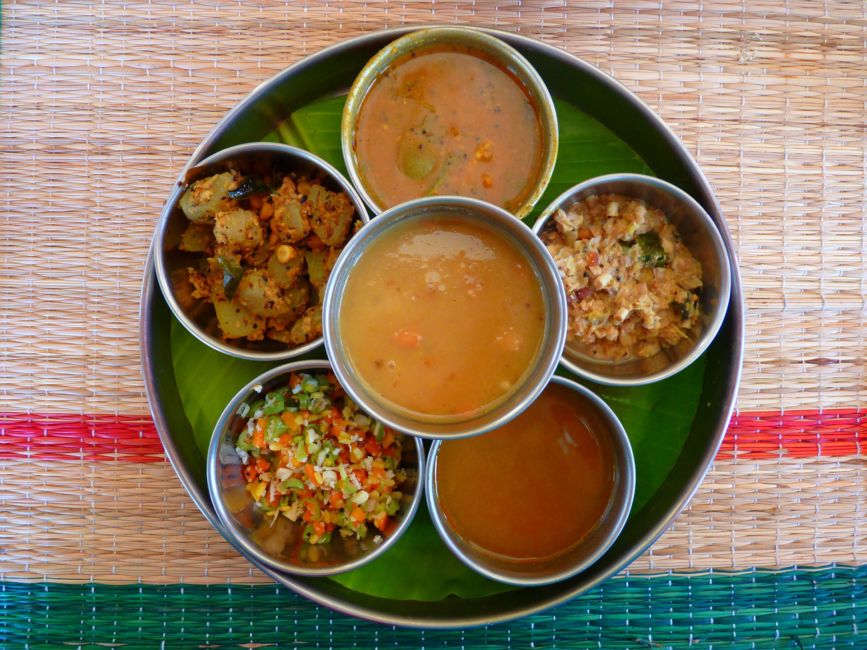 thali indian food
