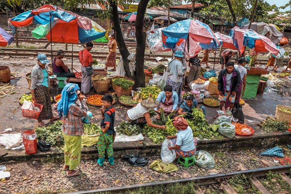 Yangon market