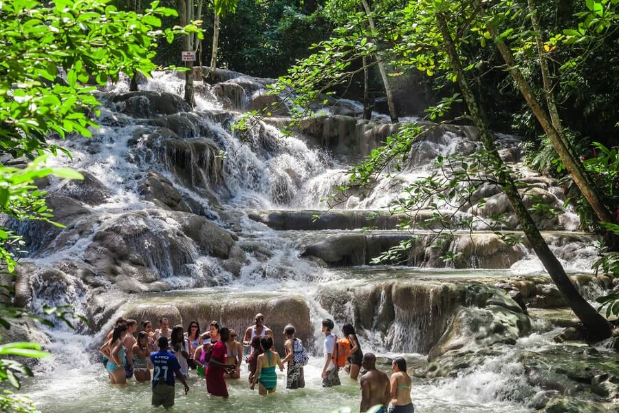 waterfall south Jamaica 