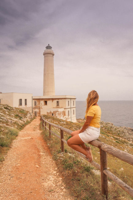 lighthouse in Otranto puglia