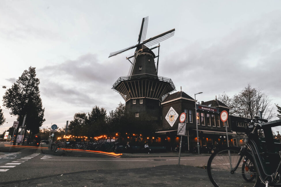 brewery by windmill amsterdam